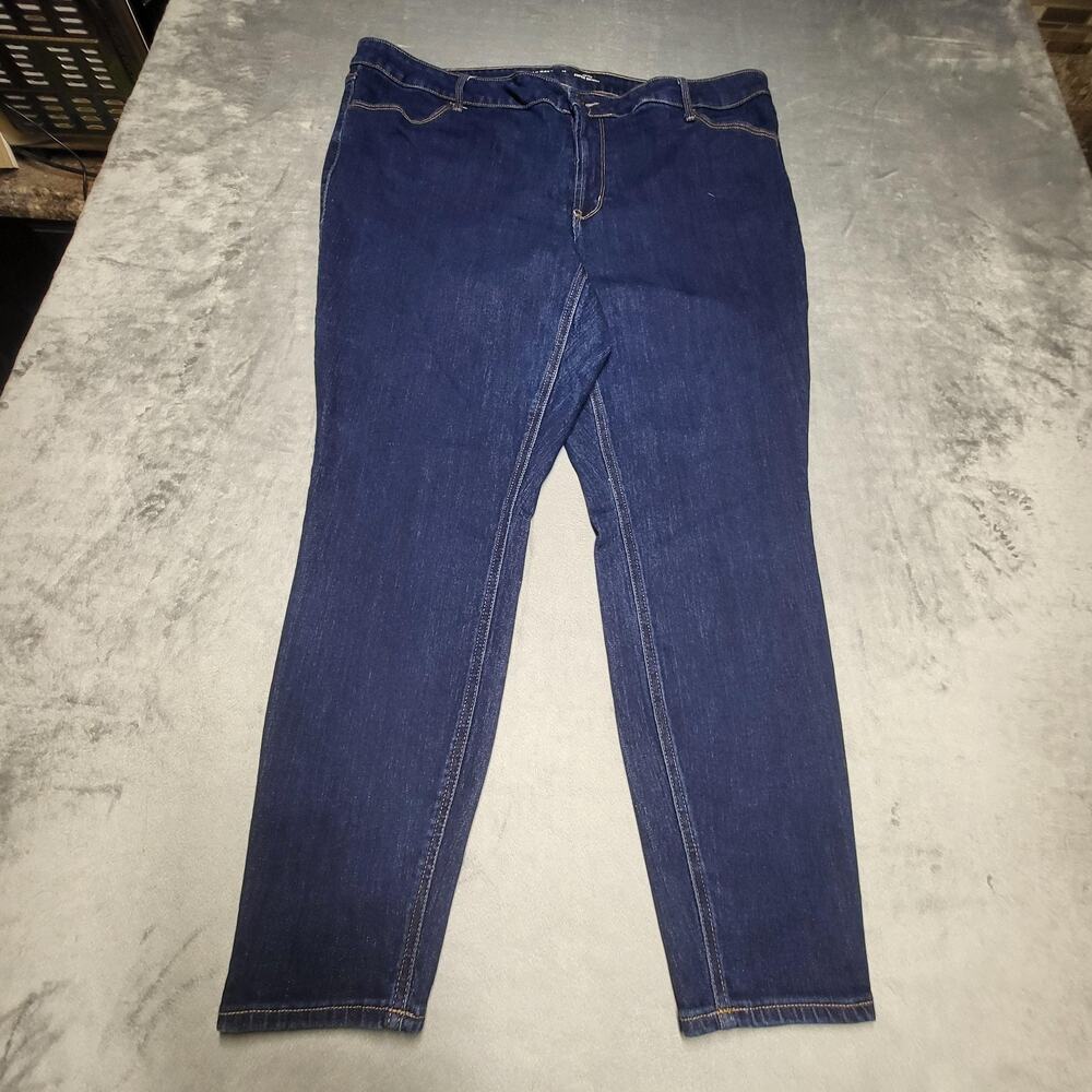 Old Navy Jeans Womens 22 Plus Blue Super Skinny High-Rise Stretchโ 5-Pocket